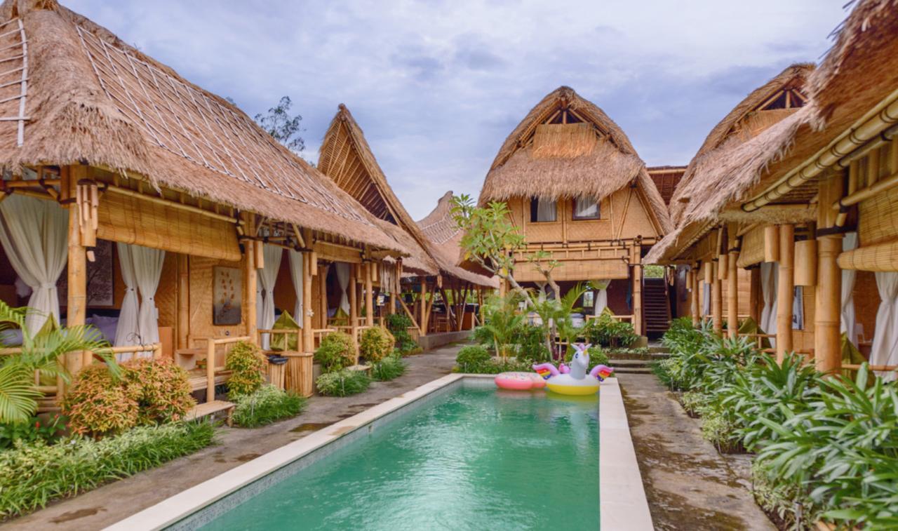 Moon Bamboo Apartment Canggu  Bagian luar foto
