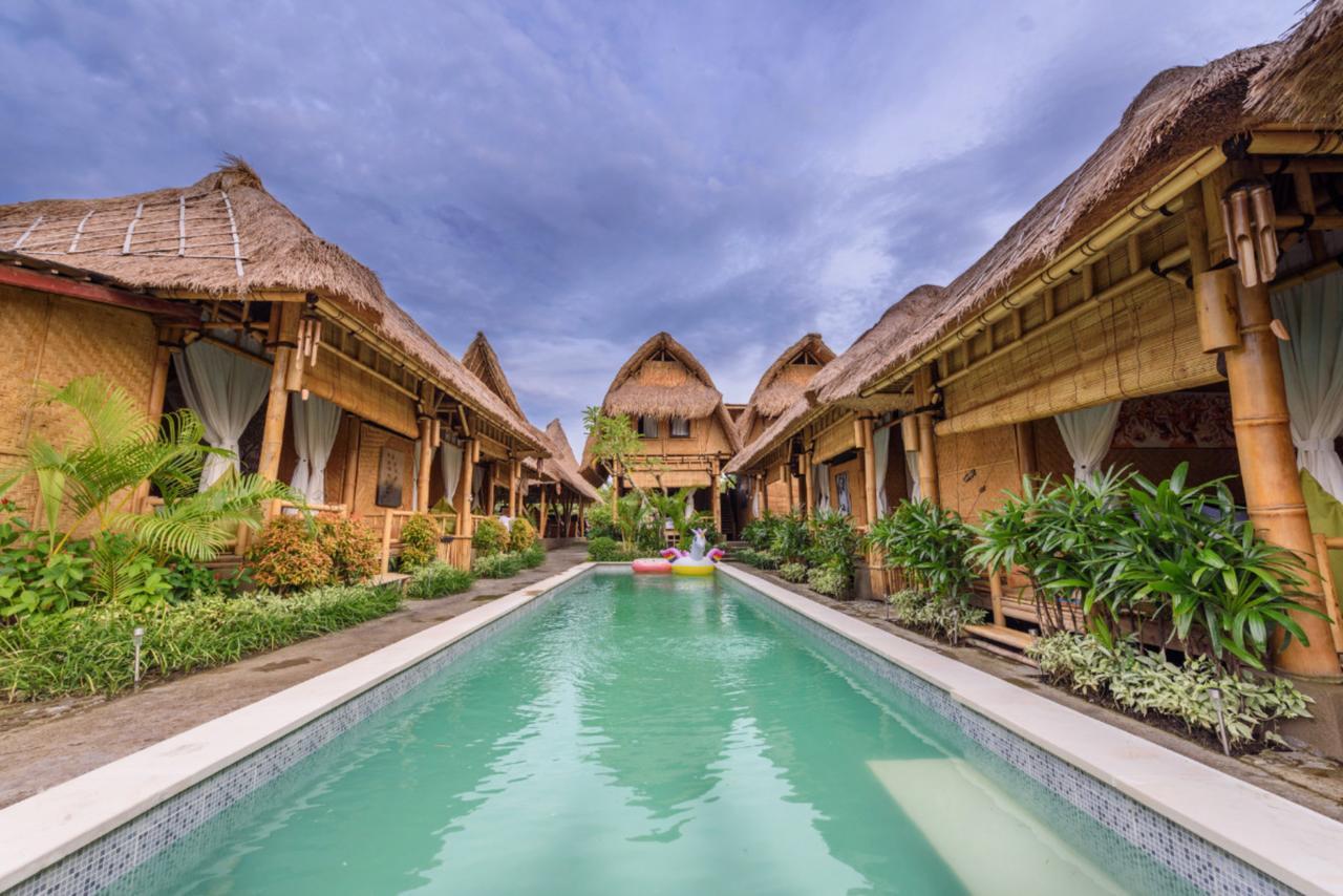 Moon Bamboo Apartment Canggu  Bagian luar foto